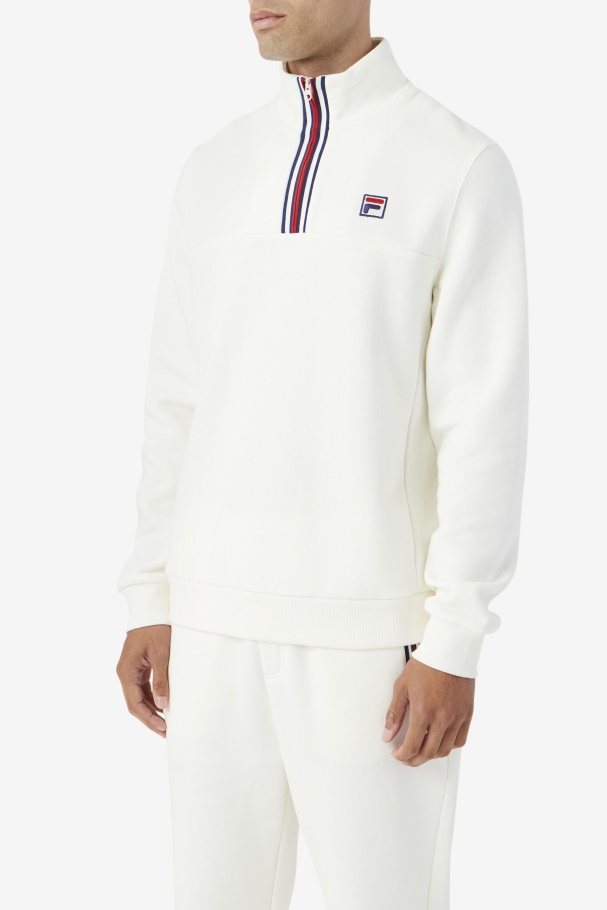 Fila UK Weston Half Zip Egret