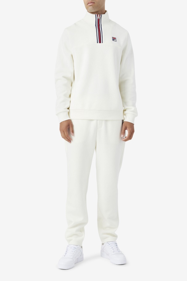 Fila UK Weston Half Zip Egret