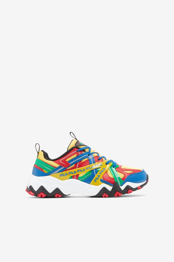 Fila UK Little Kids' Electromont Lemon/Red/Imperial Blue