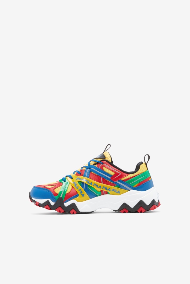 Fila UK Little Kids\' Electromont Lemon/Red/Imperial Blue