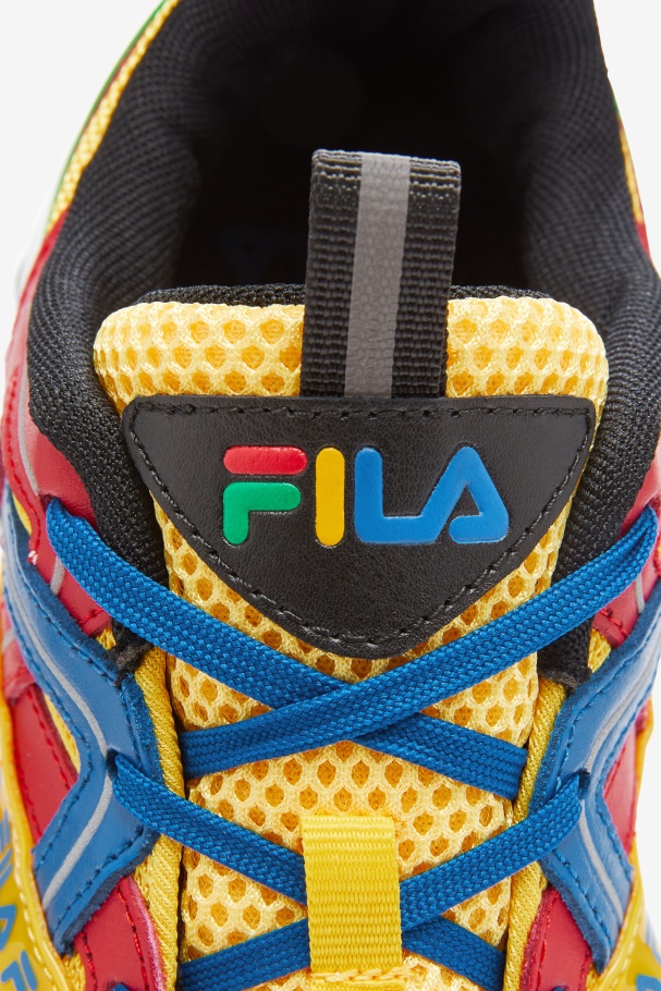 Fila UK Little Kids\' Electromont Lemon/Red/Imperial Blue