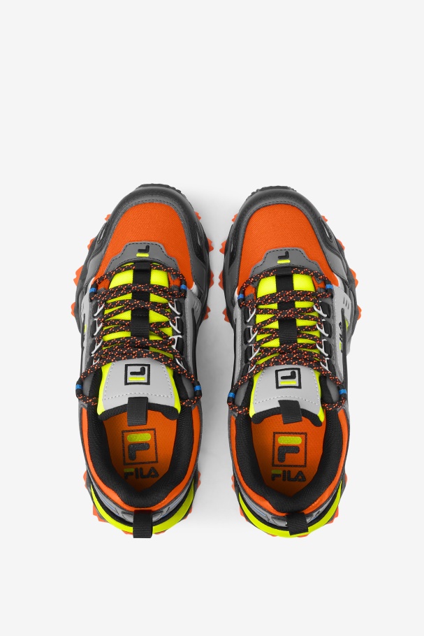 Little Kids\' Oaktmont TR Orange/Black/Yellow Fila UK