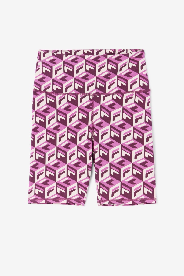 Rouge/Potpourri/Grape Wine Fila UK Ainhoa Bike Short
