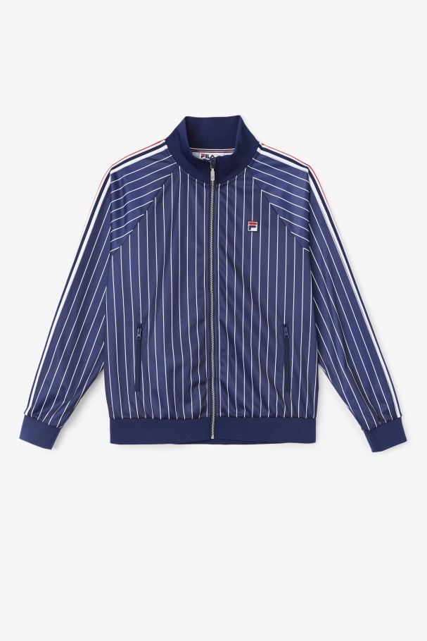 Fila UK Mitch Track Jacket Peacoat/White