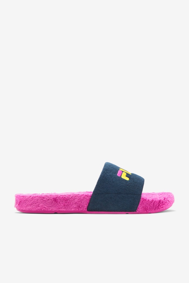 Fila UK Terry Drifter Slide Ocean/Purple/Yellow