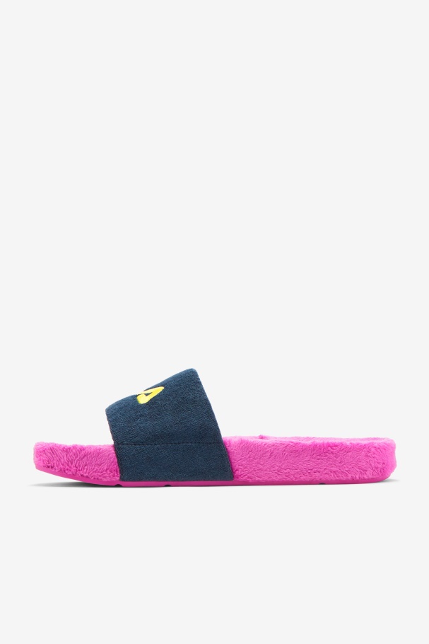 Fila UK Terry Drifter Slide Ocean/Purple/Yellow