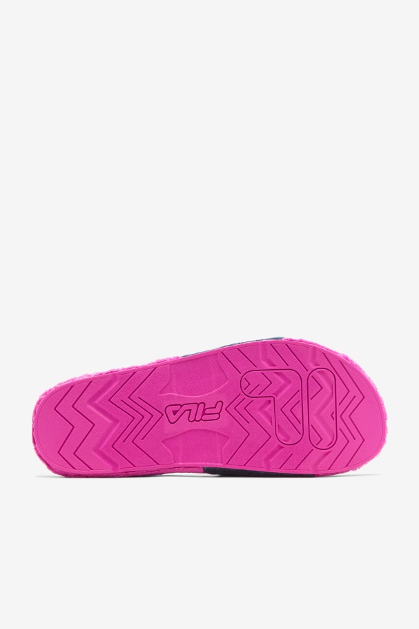 Fila UK Terry Drifter Slide Ocean/Purple/Yellow