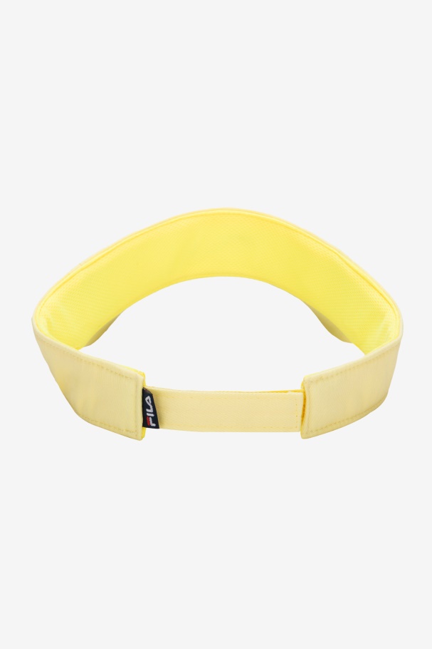Embroidered Visor Fila UK Tender Yellow
