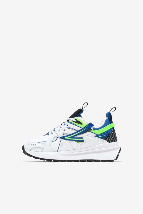 Little Kids\' Sandenal Fila UK White/Blue/Green