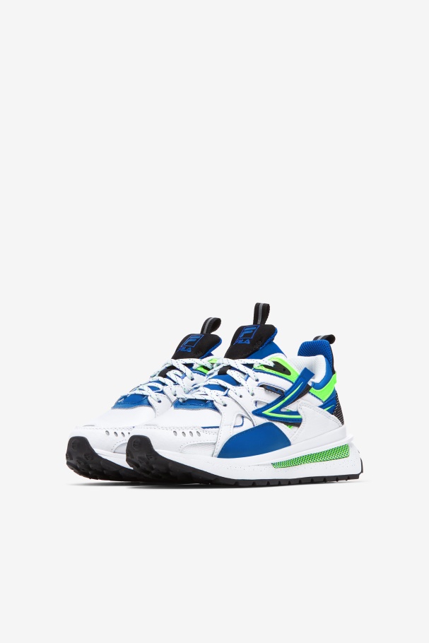 Little Kids\' Sandenal Fila UK White/Blue/Green