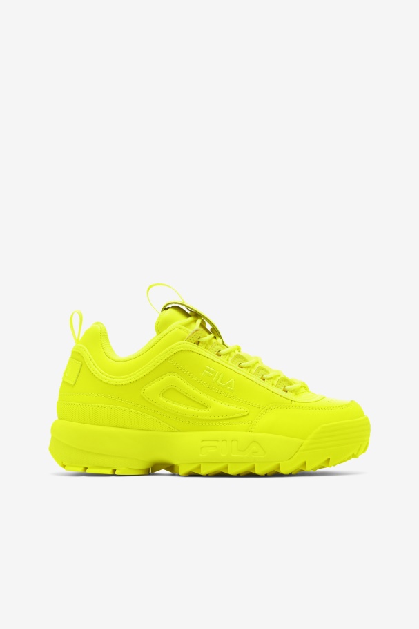 Fila UK Women's Disruptor 2 Premium Yellow