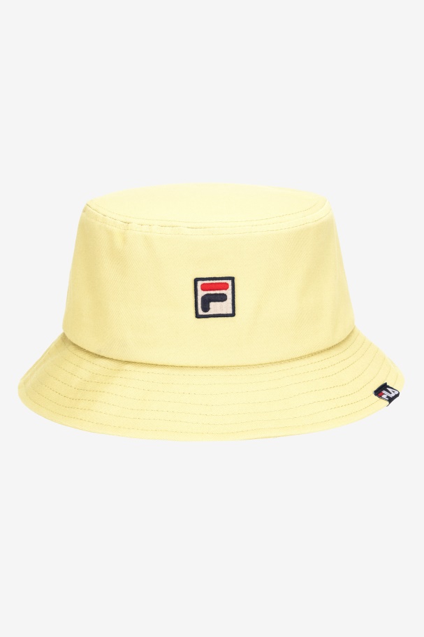 Fila UK Heritage Bucket Hat Tender Yellow