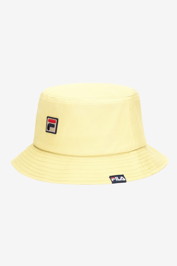 Fila UK Heritage Bucket Hat Tender Yellow