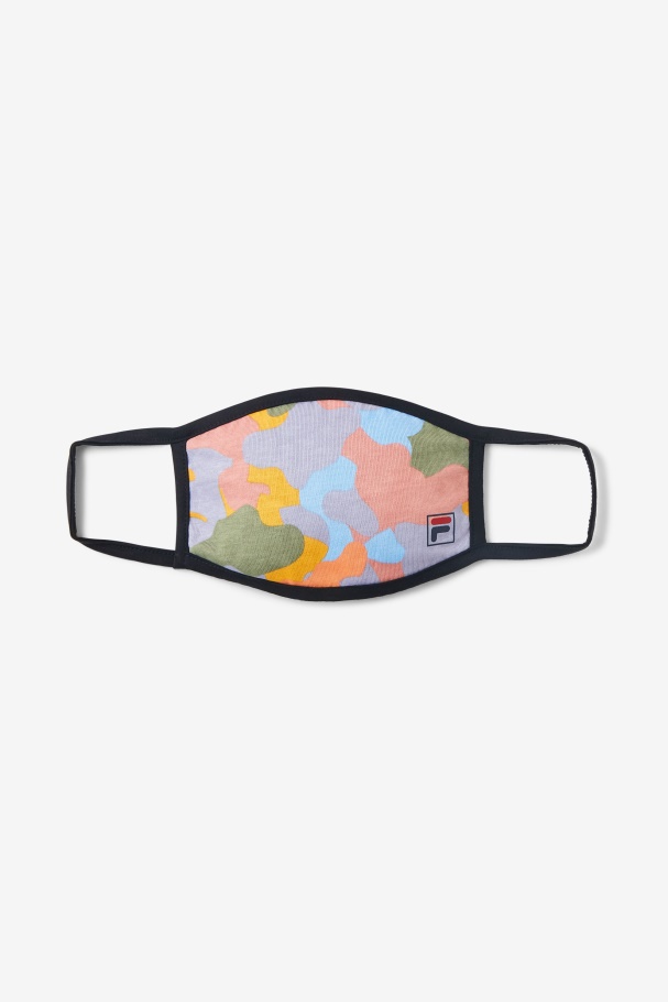 Fila UK Light Camo Multi Light Multicolor Cloth Face Mask
