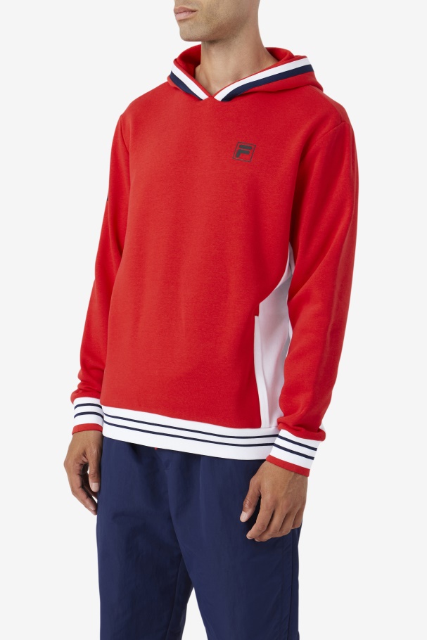 Bevans Park Hoodie Fila UK Red