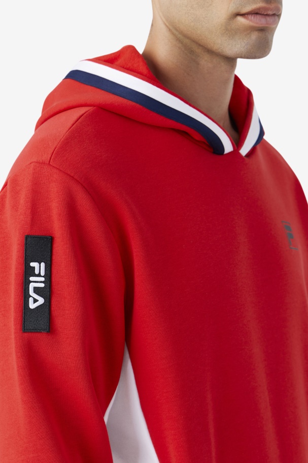Bevans Park Hoodie Fila UK Red