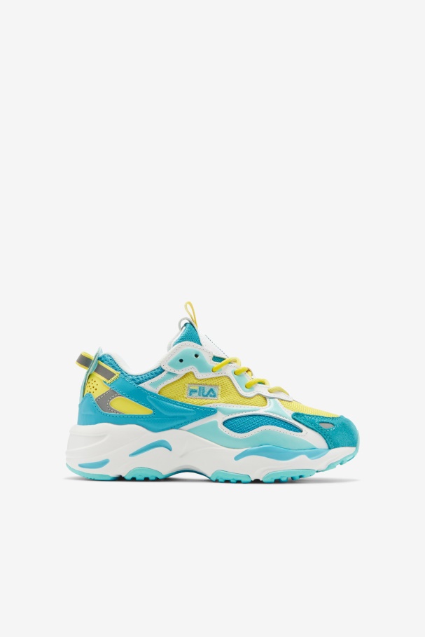 Little Kids' Ray Tracer Apex Celandine/Blue/Blue Fila UK