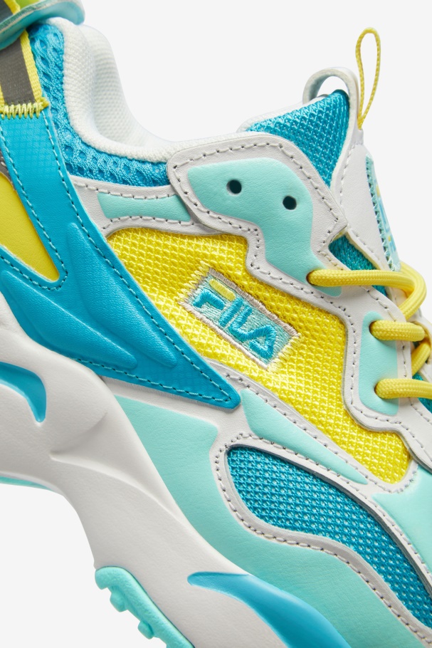 Little Kids\' Ray Tracer Apex Celandine/Blue/Blue Fila UK