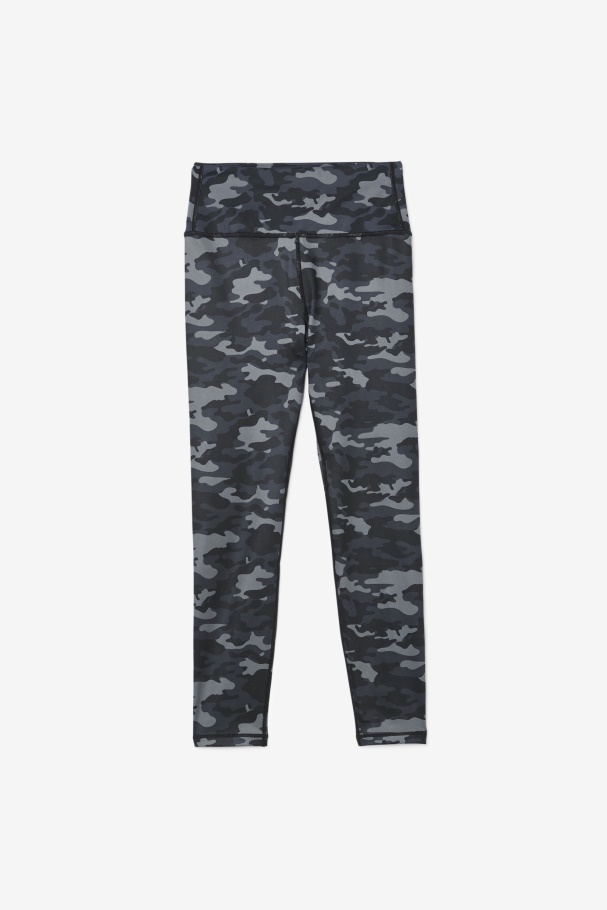 Fila UK Dark Camo/Black Forza Sleek 7/8 Leggings