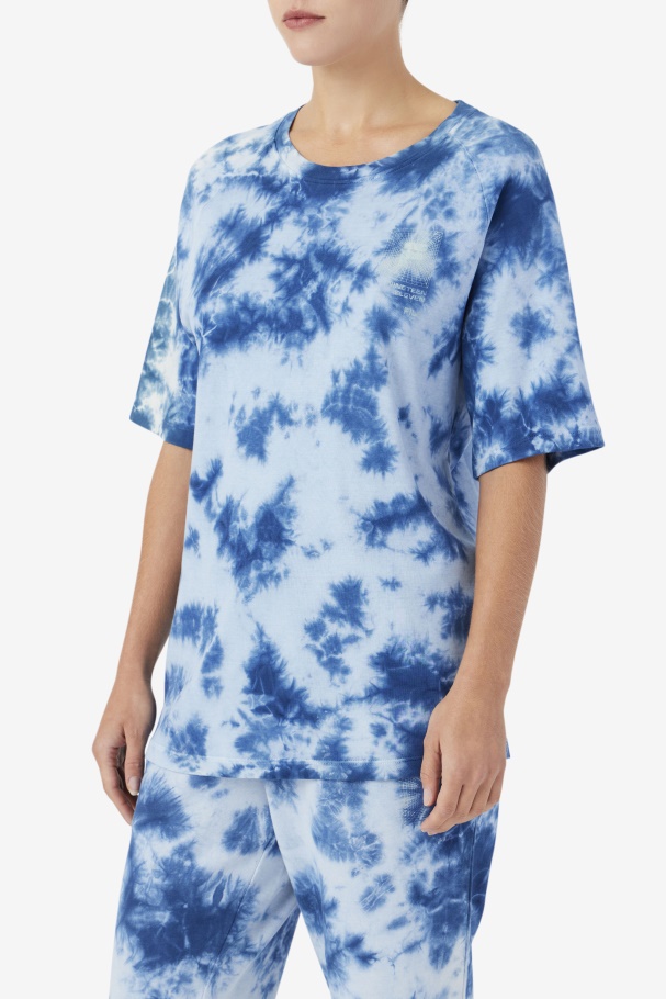 Ayan Tee Fila UK Majolica Blue/Stone