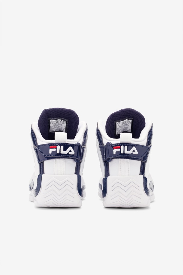 Fila UK Little Kids\' Grant Hill 2 White/Navy/Red