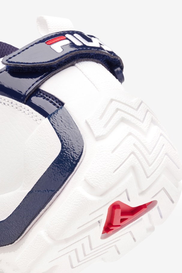 Fila UK Little Kids\' Grant Hill 2 White/Navy/Red