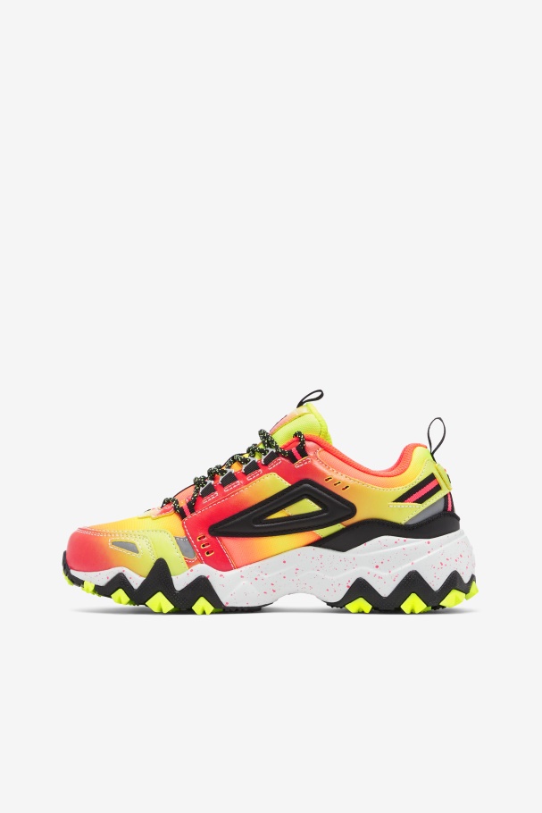 Diva Pink/Yellow/Black Fila UK Women\'s Oakmont TR