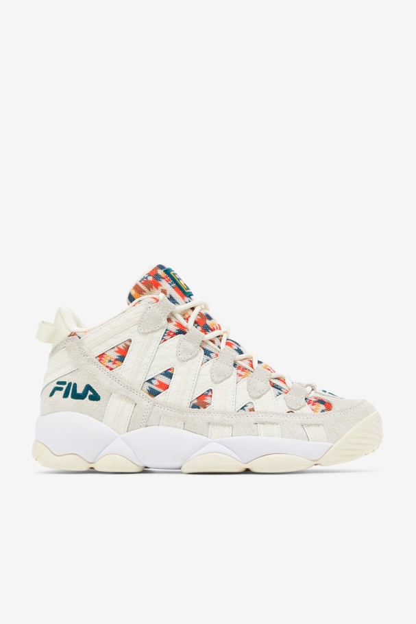 Fila UK Men's Stackhouse Spaghetti Gardenia/White/June Bug