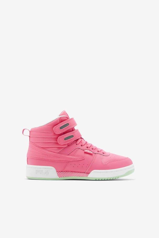 Fila UK Bubblegum/White Little Kids' F-14