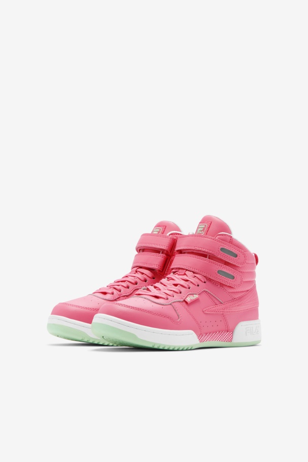 Fila UK Bubblegum/White Little Kids\' F-14