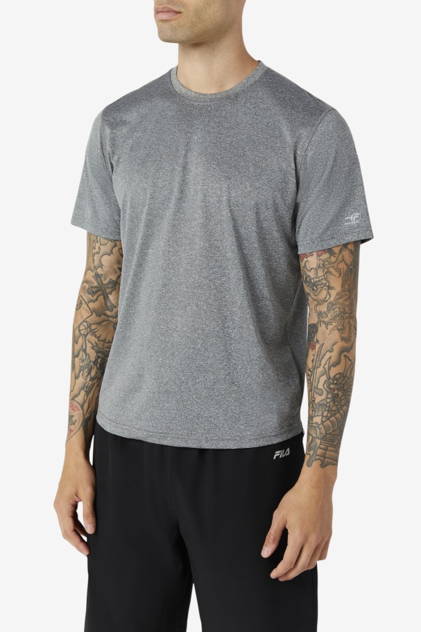 Fila UK Pickleball Scallop Hem Crew Heather