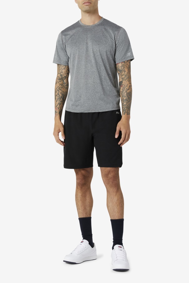 Fila UK Pickleball Scallop Hem Crew Heather