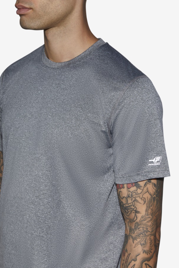 Fila UK Pickleball Scallop Hem Crew Heather