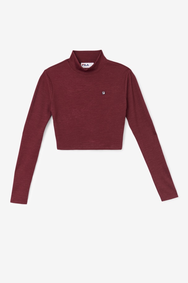 Fila UK Tawny Port Luise Turtleneck Top