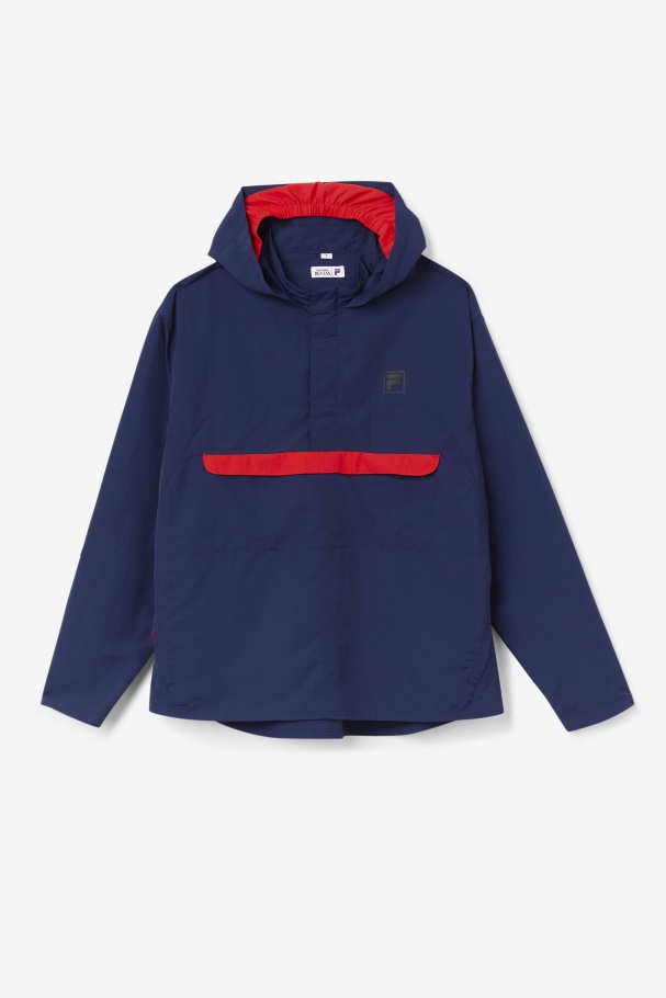 Fila UK Navy Bevans Park Anorak