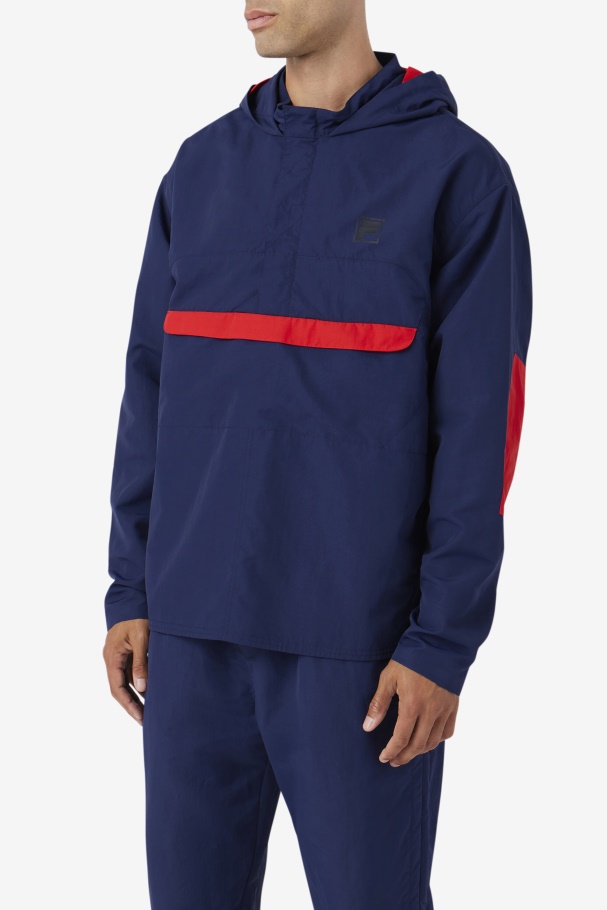 Fila UK Navy Bevans Park Anorak