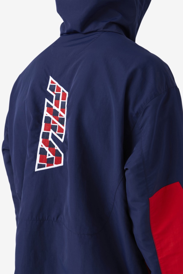 Fila UK Navy Bevans Park Anorak
