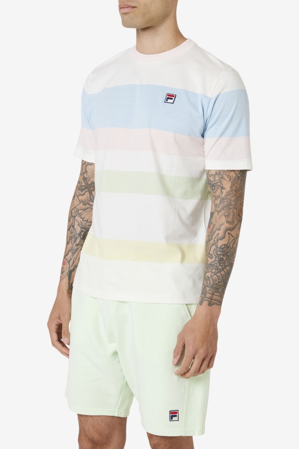 Fila UK Marshmallow/Blue/Pink/Tender Slitter Crew