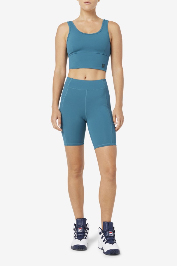 Kora Bra Top Blue Coral Fila UK