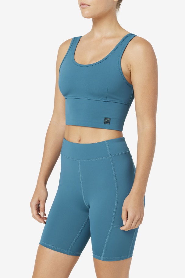 Kora Bra Top Blue Coral Fila UK