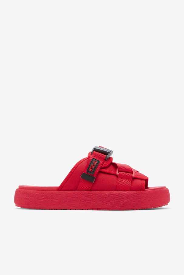 Men's Atlas Slide Fila UK Red/Black