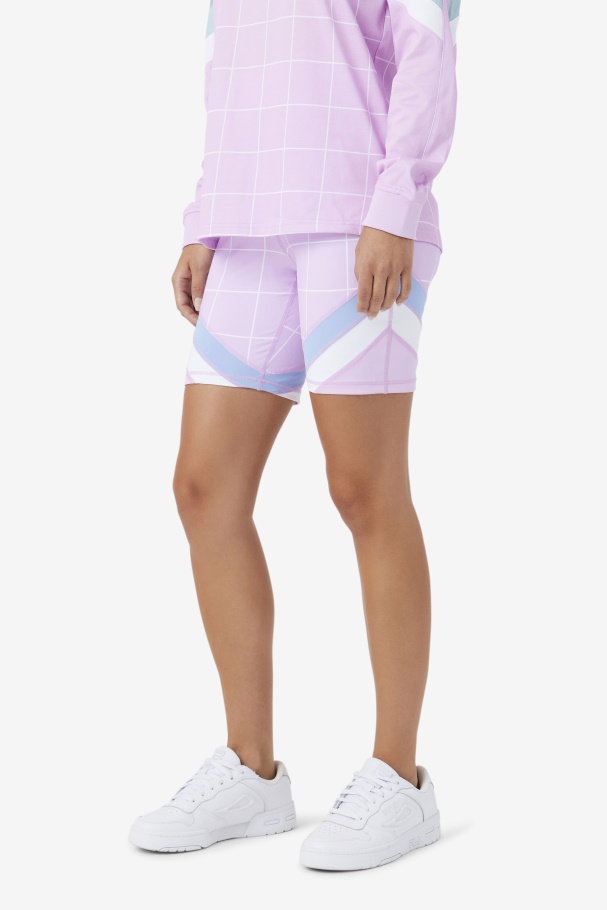 Fila UK Orchid/Blue/White Yareli Bike Short