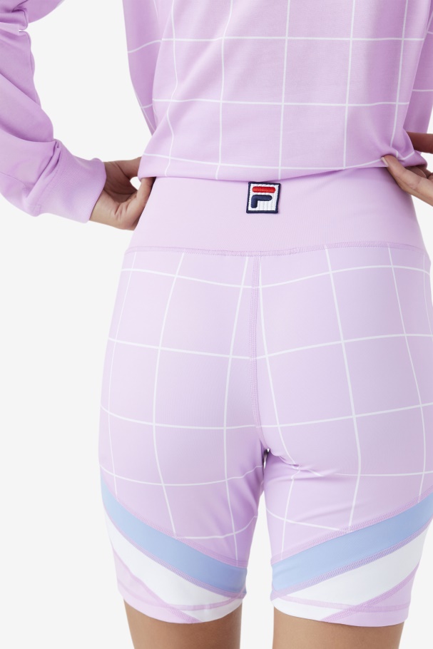 Fila UK Orchid/Blue/White Yareli Bike Short