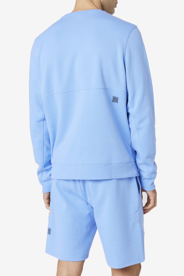 Cornflower Blue Arev Sweatshirt Fila UK