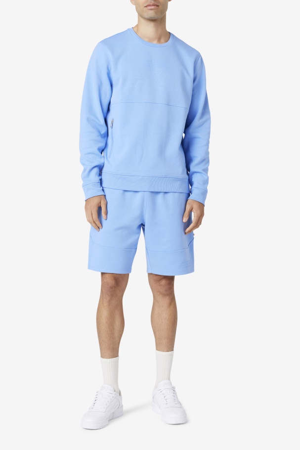 Cornflower Blue Arev Sweatshirt Fila UK