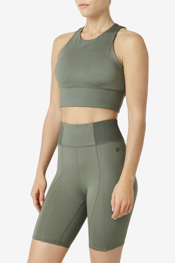Thyme Uplift High Neck Sports Bra Fila UK
