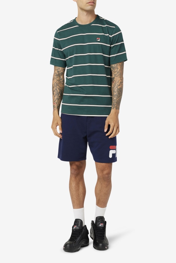 June Bug/White Fila UK Felix Tee