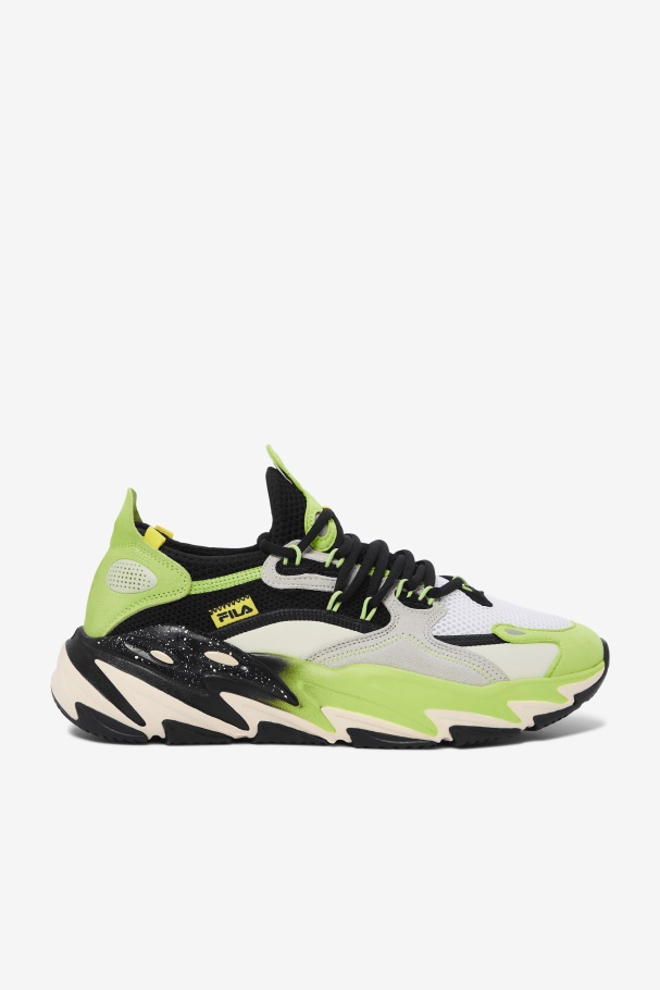 Men's Ray Tracer Evo 2 Fila UK Black/Sharp Green/Ecru