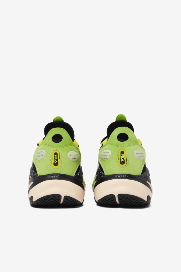 Men\'s Ray Tracer Evo 2 Fila UK Black/Sharp Green/Ecru