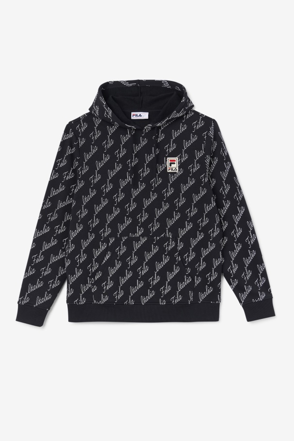 Black/Gardenia Nim Hoodie Fila UK